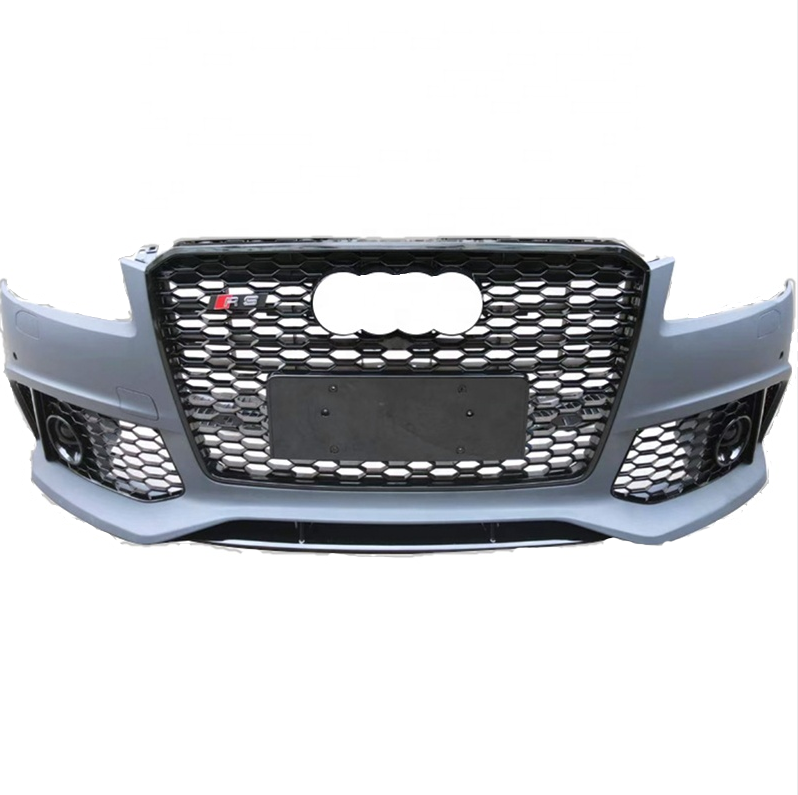 A8 Or S8 Audi Front Bumper With Grill Facelift Audi RS8 Car Body Kit Audi A8 S8 Car Bumper 2011 2012 2013 2014 2015 2016 2017