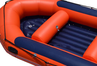 Red PVC/Hypalon rafts 6-8 person river raft high speed inflatable boat strong rafting boat