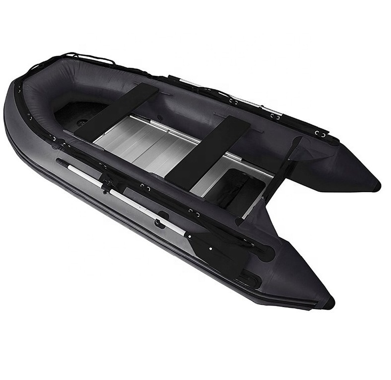 12ft 390cm High Quality PVC Foldable Inflatable Rubber Boat Rowing Boats For Fishing