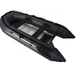 12ft 390cm High Quality PVC Foldable Inflatable Rubber Boat Rowing Boats For Fishing