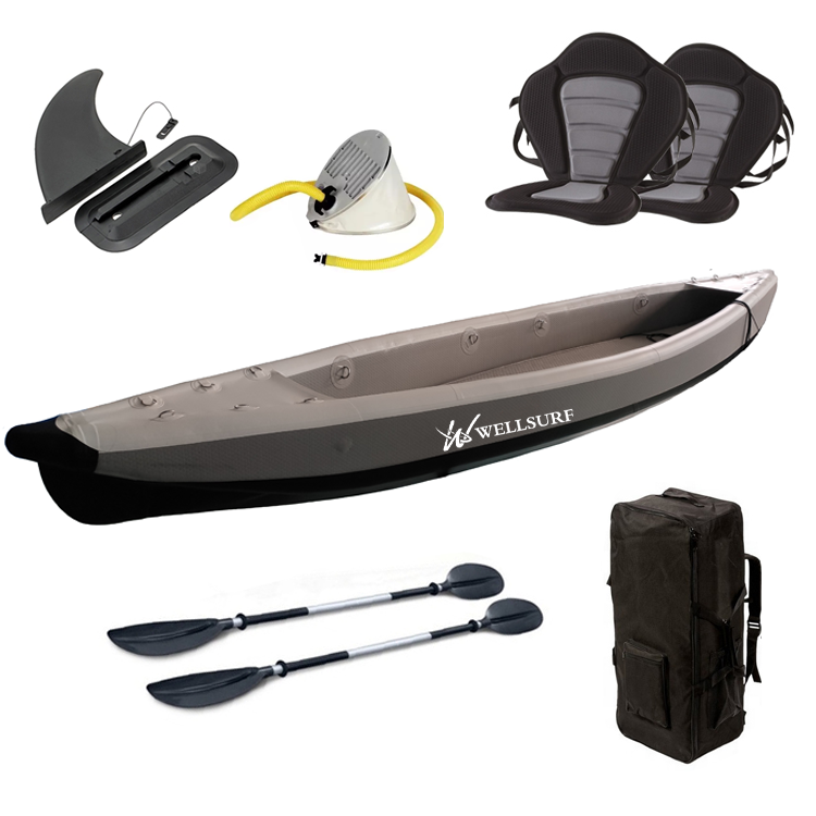 Outdoor water sports Kayak Boat Drop Stitch Folding Kayak Cheap Inflatable Kayak Customized