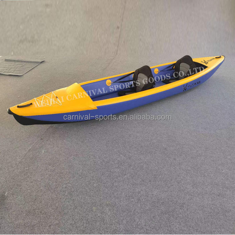 Factory Customized 2 Person Inflatable Kayak Boat Canoe For Rowing/Touring/Rafting