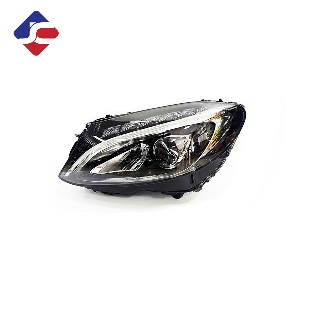 W205 Original Headlight C200 C180 C260 C300 Upgrade Headlamp for Mercedes Benz 15-17 C class Doordash Light