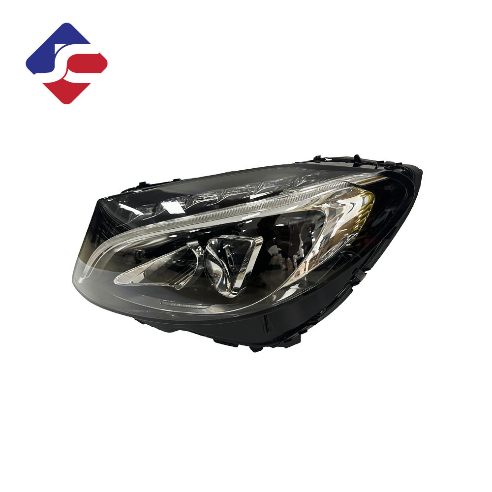 W205 Original Headlight C200 C180 C260 C300 Upgrade Headlamp for Mercedes Benz 15-17 C class Doordash Light