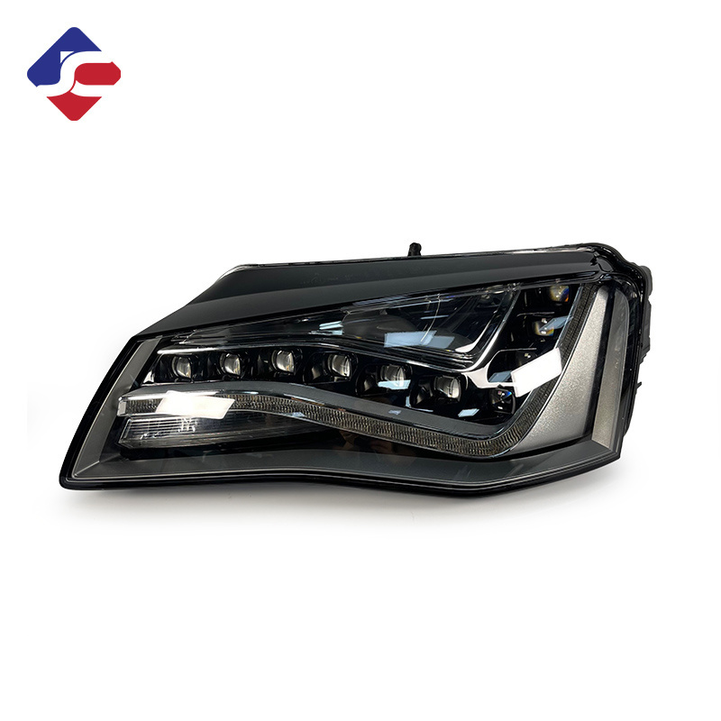 LED Headlight Headlamp for Audi A8 S8 W12 2012-2016 Tear-eye headlight Front Lamp Head Light Refit Upgrade to High Configuration