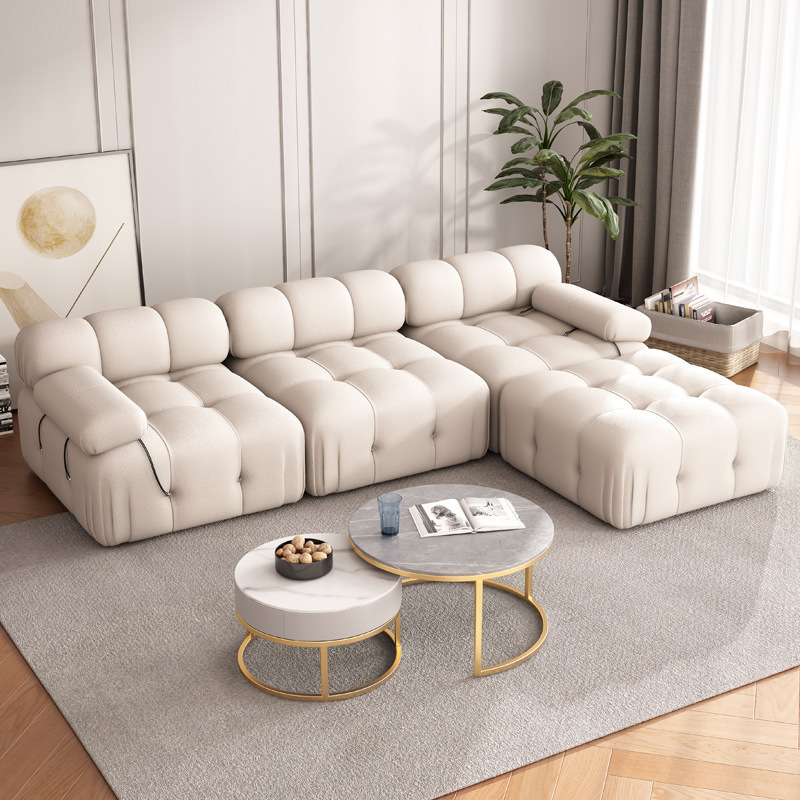 Living Room Furniture Velvet Sofa Modular Combination Sectional Colorful Sofa Seat High-End Style Home Sofa