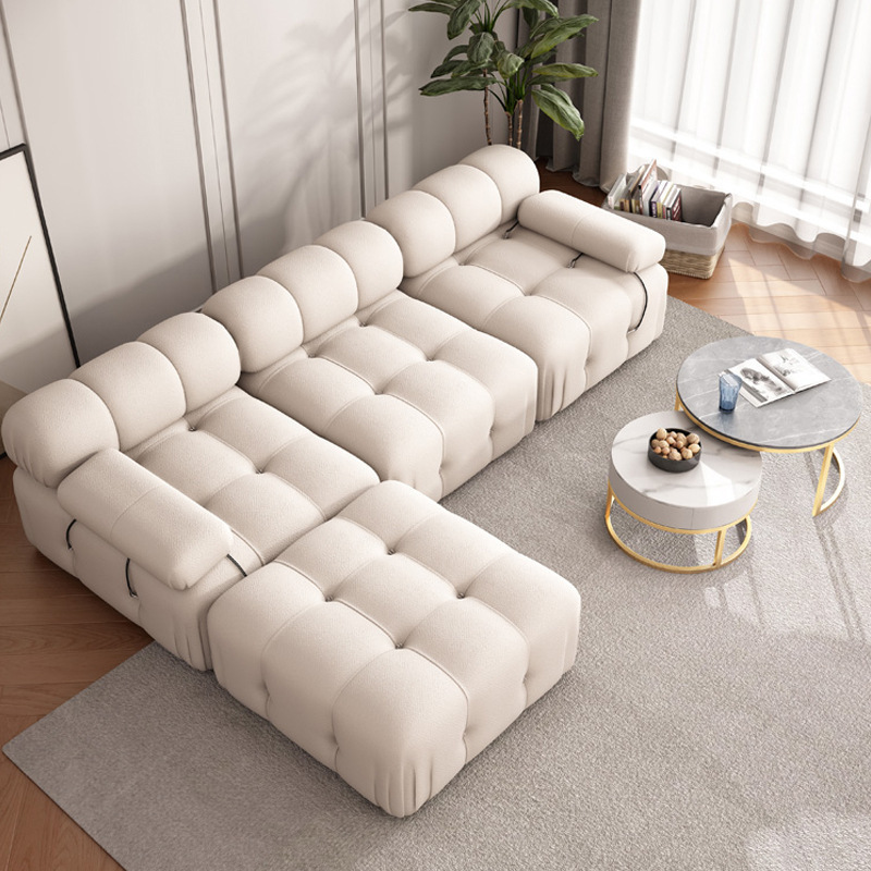 Living Room Furniture Velvet Sofa Modular Combination Sectional Colorful Sofa Seat High-End Style Home Sofa