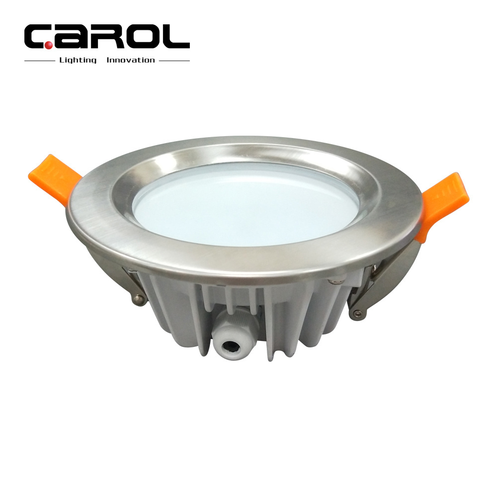 Carol ultra slim aluminum fixture fireproof 10w 12w 15w saa flat outdoor led downlight ip65 spotlight