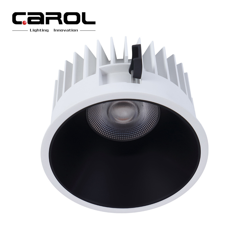 Carol Led Recessed Ceiling Light 18w Anti-Glare Round Ceiling Downlight Bathroom ip65 Spotlight Waterproof Down Light