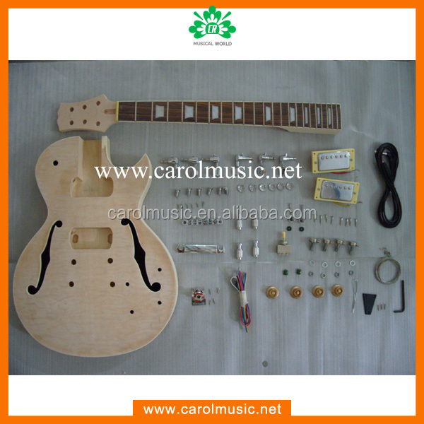 GK014 Hollow Body F Hole Electric Guitar Kits