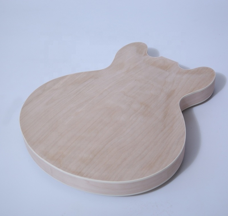 GK015 Unfinished Hollow Body Electric Guitar Kits