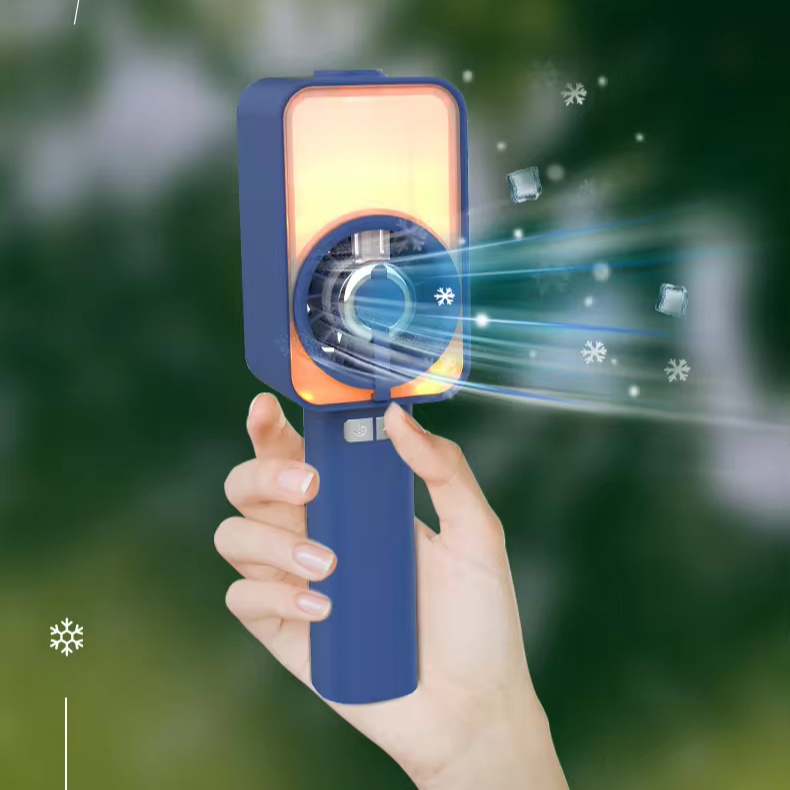 3 Speed Personal Portable Outdoor Humidifying spray Cold Wind Fan Sport Hands Free Mini Fan USB Mini Handy Fan