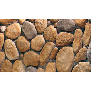 artificial pebbles landscape stone outdoor stone wall tile cobblestone ceramic tiles faux river rock for garden sream stone