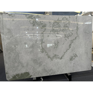 Customized luxury light green marble and quartzite for hotel and villa floor or wall tile and counter top