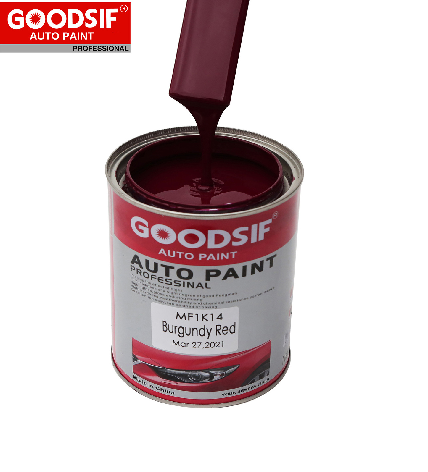 GOODSIF 1K  color  automotive coating car paint manufacture hot sale high quality car paint