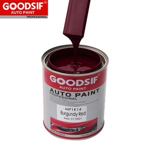 Guangzhou Car Refinish Paint Supplier 1K Red Color Basecoat Auto 2K Varnish Solvent Thinner Acrylic Automotive Paint