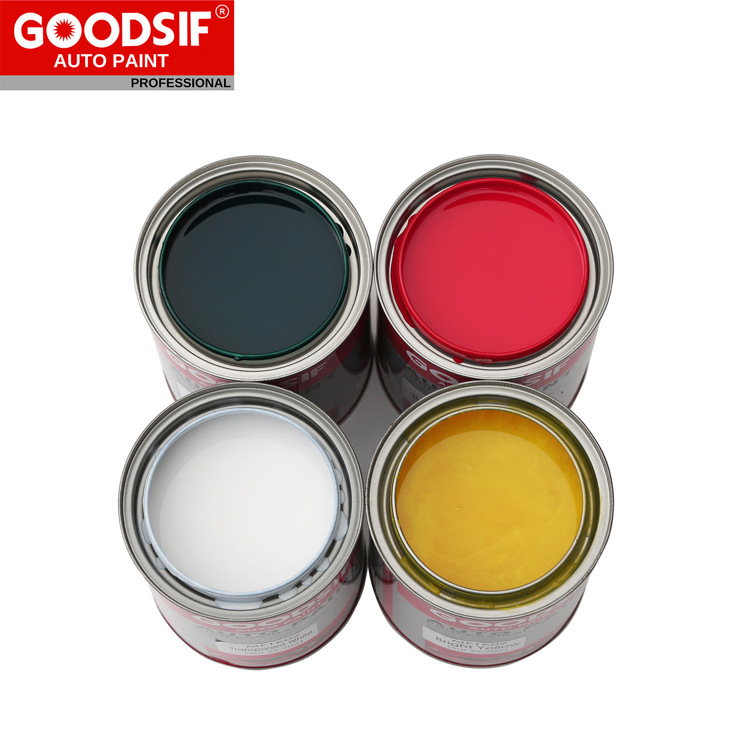 Factory Wholesale Pure Color Auto Paint Automotive Repair Spray Paint Mixing Formulas Clear Coat Car Paint