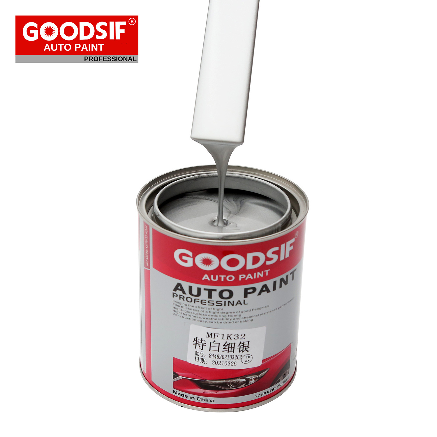 GOODSIF 1K  color  automotive coating car paint manufacture hot sale high quality car paint