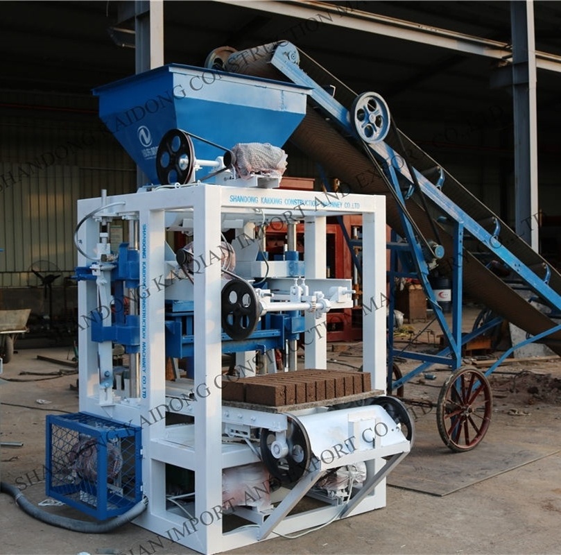 Online Vibration Brick Making Machine Widely Used Concrete Block Maker for Home Based Jobs and Easy Money Maker