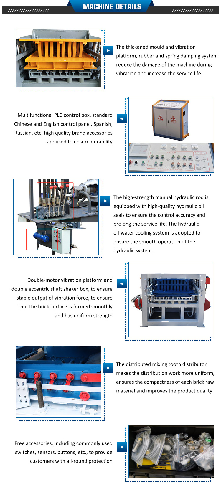 Full automatic concrete block making machinery block moulding machine QT4-18 brick making machine