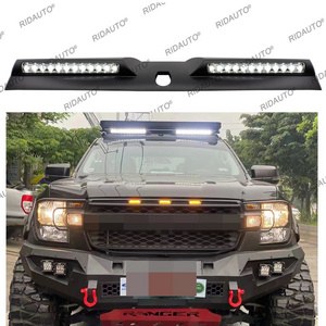 CooL White color LED Front Roof and Roof Spoiler Light Bar suitable for 2012 onward FORD RANGER 4x4 led light bar