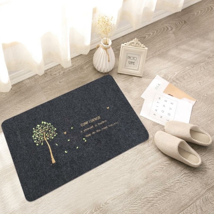 Door mat Indoor Outdoor Anti Slip Dust Waterproof rugs Absorbent Bathroom Mat Kitchen Carpet