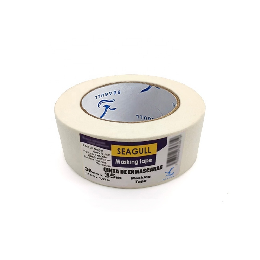 Painter tape white crepe paper adhesive cinta painters masking tape