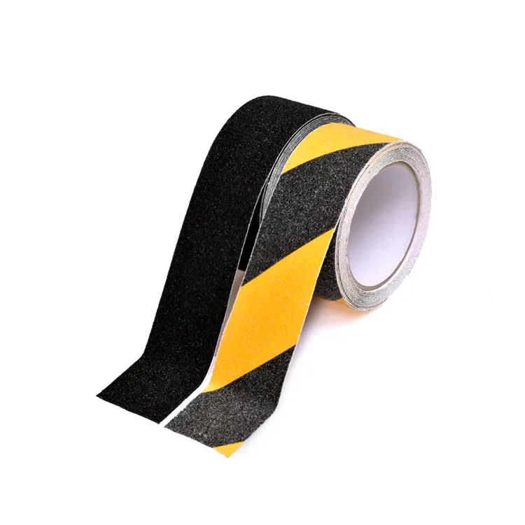 Waterproof Black High Rubber Self Adhesive Backed Concrete Grip Anti Slip Tape BlackPopular