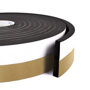 Weatherstrip window door seal acoustic insulation single double sided eva foam adhesive weather stripping rubber tape