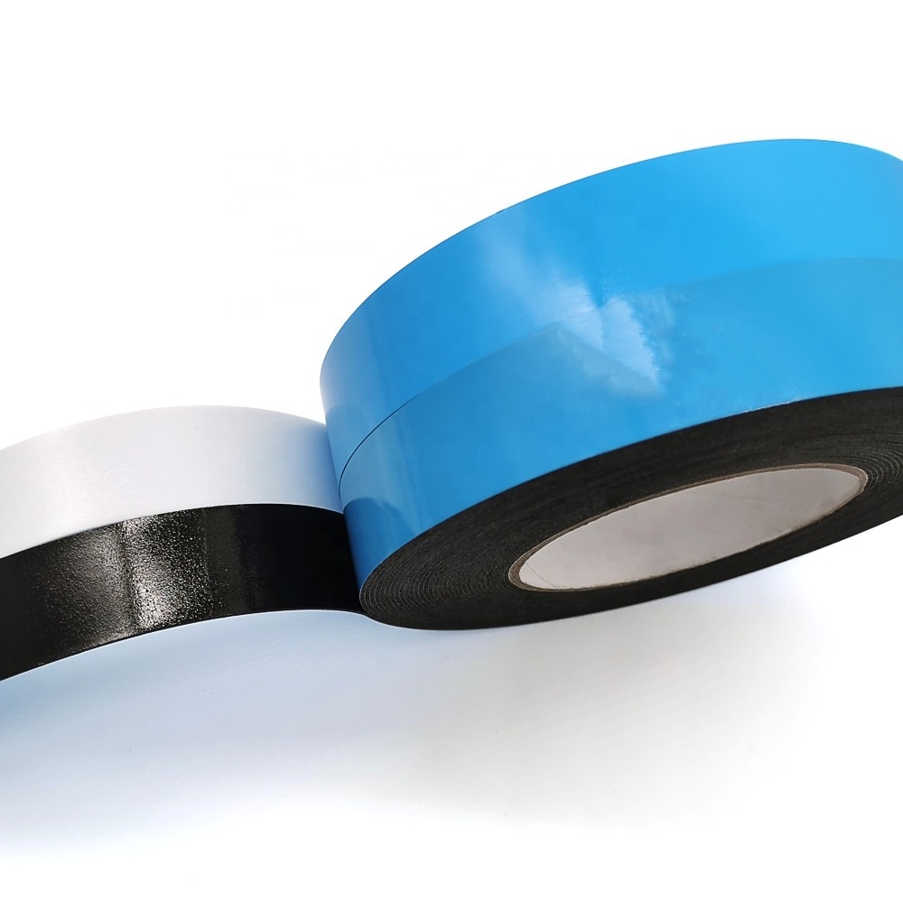 Double sided foam mounting tape black  polyethylene acrylic adhesive pe foam structural glazing tape for automotive car auto