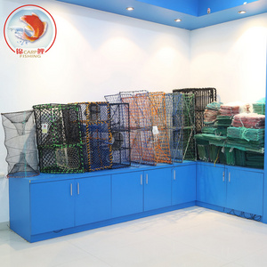 Wholesale Lobster Traps Shrimp Trap Spring Cage Fish Cage Floating Square Folding Spring Cage Crab Trap