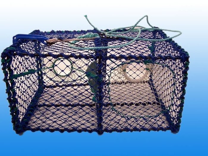 High quality Commerical Heavy Duty Fishing Lobster traps for sale black Netting Aquaculture Lobster Trap