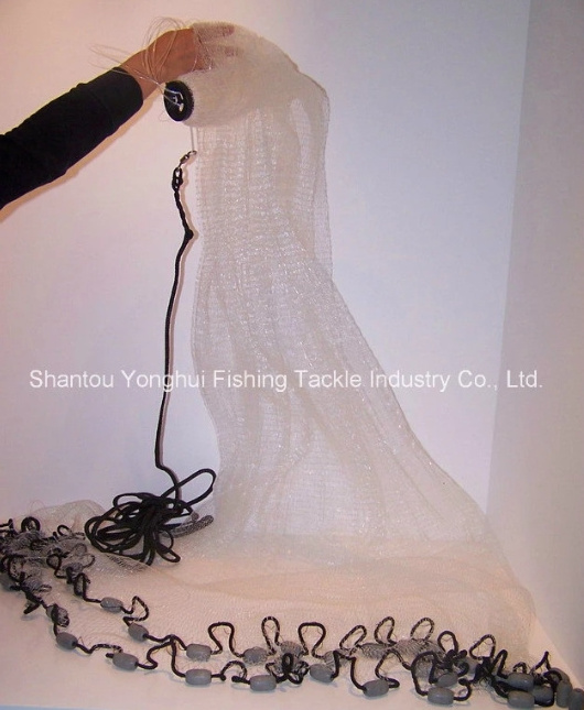 Good Quality Fishing Casting Net with Lead Chain Tangsi Bottom Pocket Monofilament Casting Nets Mono Cast Net