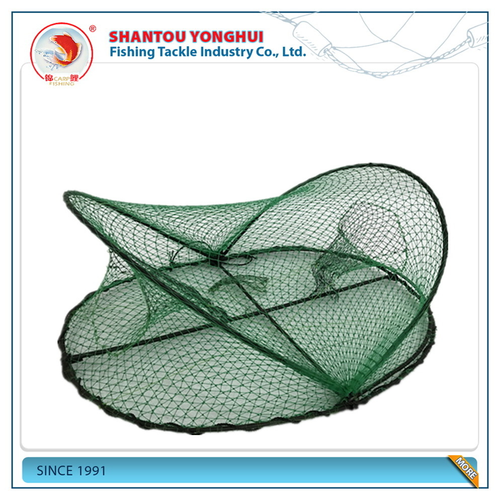 Good Price Aquaculture Traps Hot Selling Shrimp Cage Nylon Foldable Crab Fish Trap