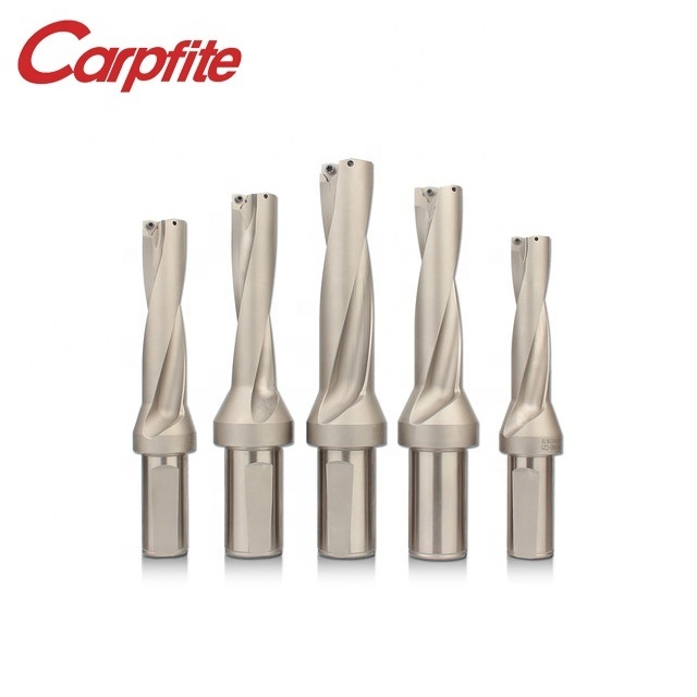 CNC machine High speed drilling indexable carbide insert U drills For U bit blade