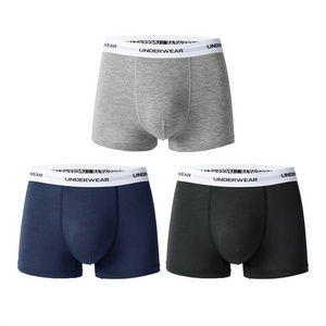 Wholesale Customized printing logo men's underwear boxer shorts mens boxer briefs calzoncillos y boxers de hombre