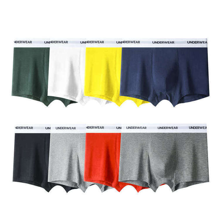 manufacturers custom logo breathrable mens underwear cotton boxers for men