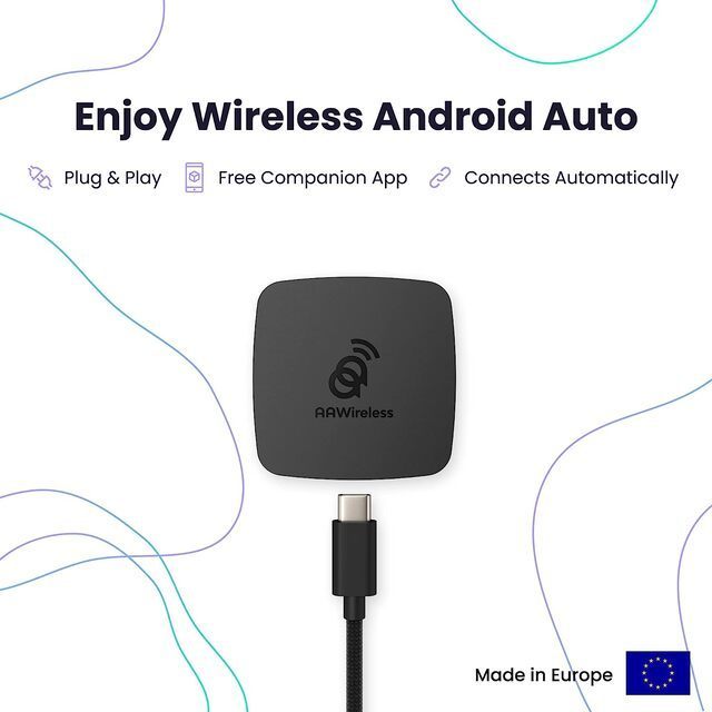 Portable Wireless Android Auto Dongle Adapter Wired to Wireless Android Auto Dongle for Cars OEM Factory Auto Smart Electronics