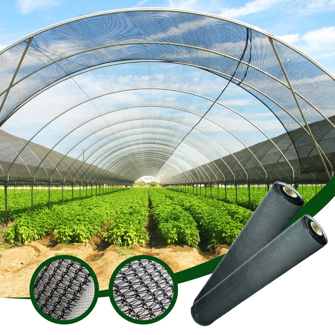 various styles HDPE 80gsm 6 needles 100m shade net green house for Backyards