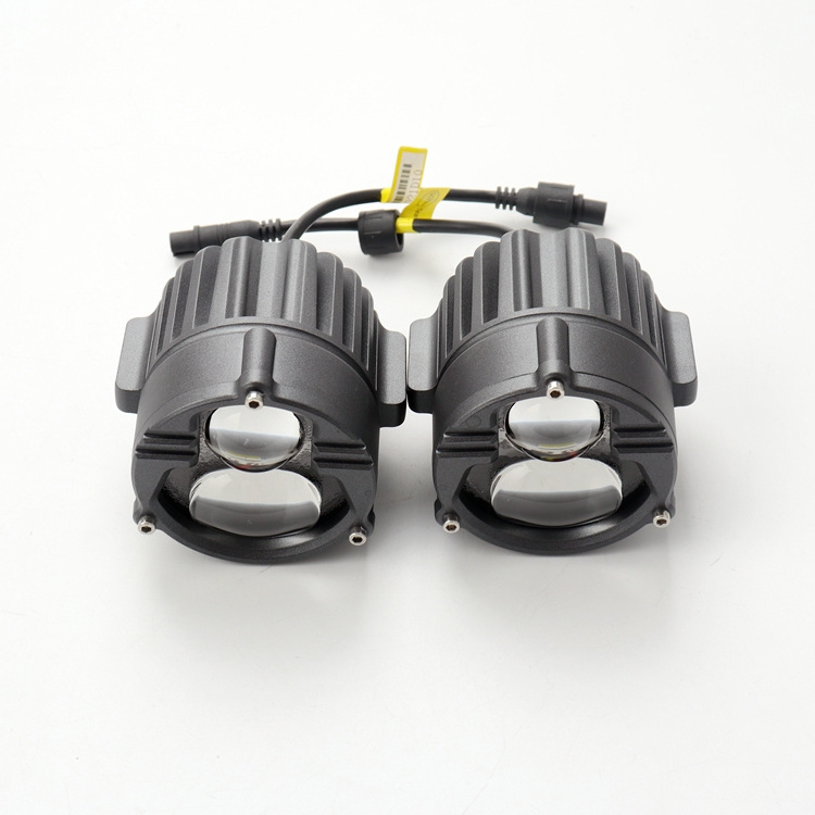 CQL 3000k 6000k U30 90w 12000LM Motorcycle Mini led Projector Lens Car Truck Driving Fog Lights Auxiliary Spotlight 12V 24v