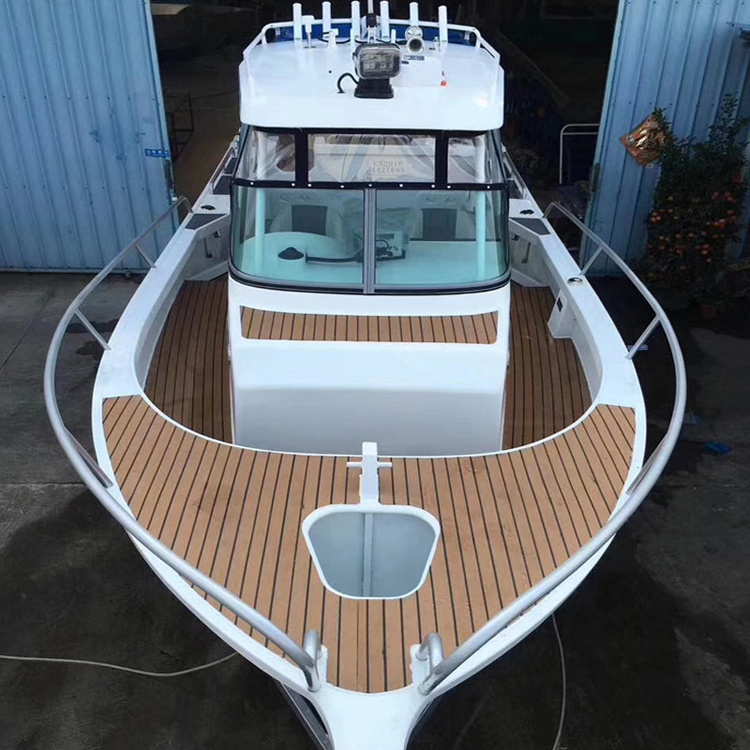 25ft 7.5m Aluminium Yacht Speed Boat Cabin Cruiser Easy Craft Fishing Boat For Sale