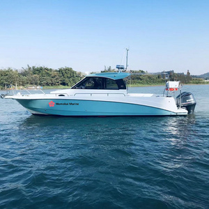 High quality 10.7m 36ft fiberglass center console fishing boat with hard Top fishing boat for sale luxury boat yacht