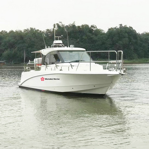 10.7m/36ft Leisure Boat Fiberglass Fishing Vessel Centre Hull Rowing Boat For Sale