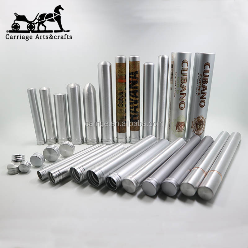 Metal Cigar Tubes Aluminum Cigar Package Factory