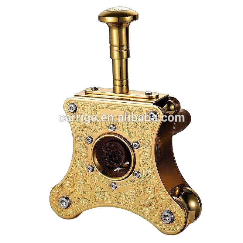 Luxury Gold Cigar Cutter Stand