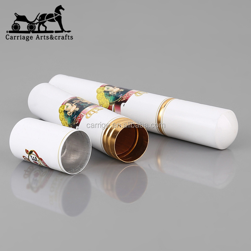 Aluminum Custom Cigar Packaging Tube Wholesale