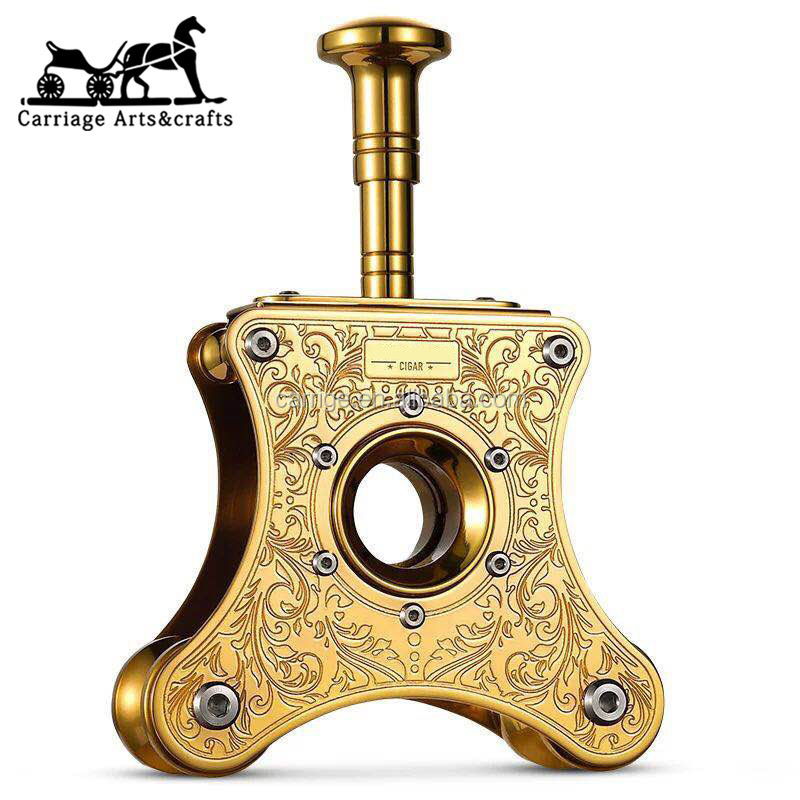 Luxury Gold Cigar Cutter Stand