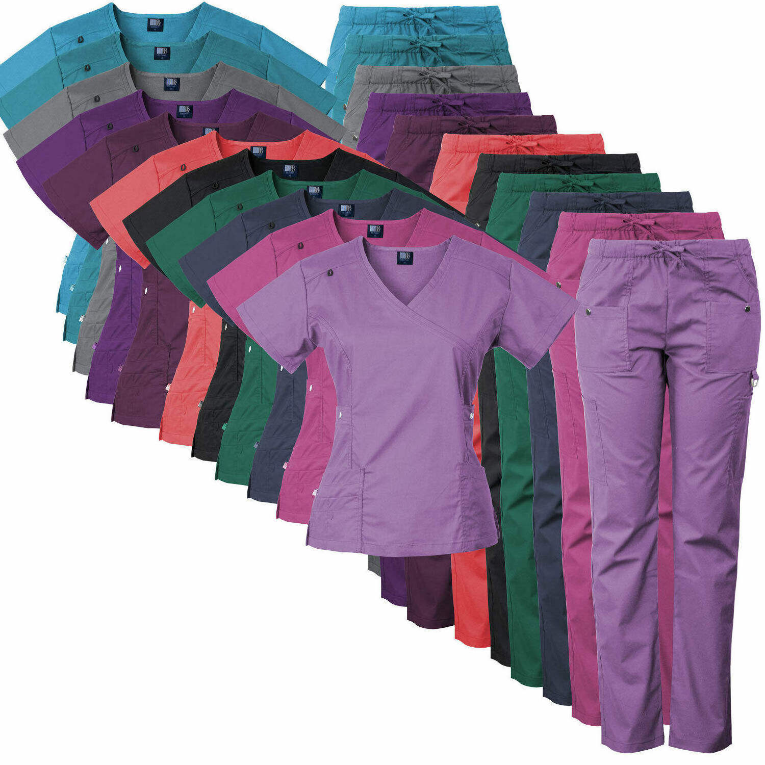 Medical Scrubs Wholesale Customized Good Quality Women Medical Nursing Scrubs Uniforms Sets