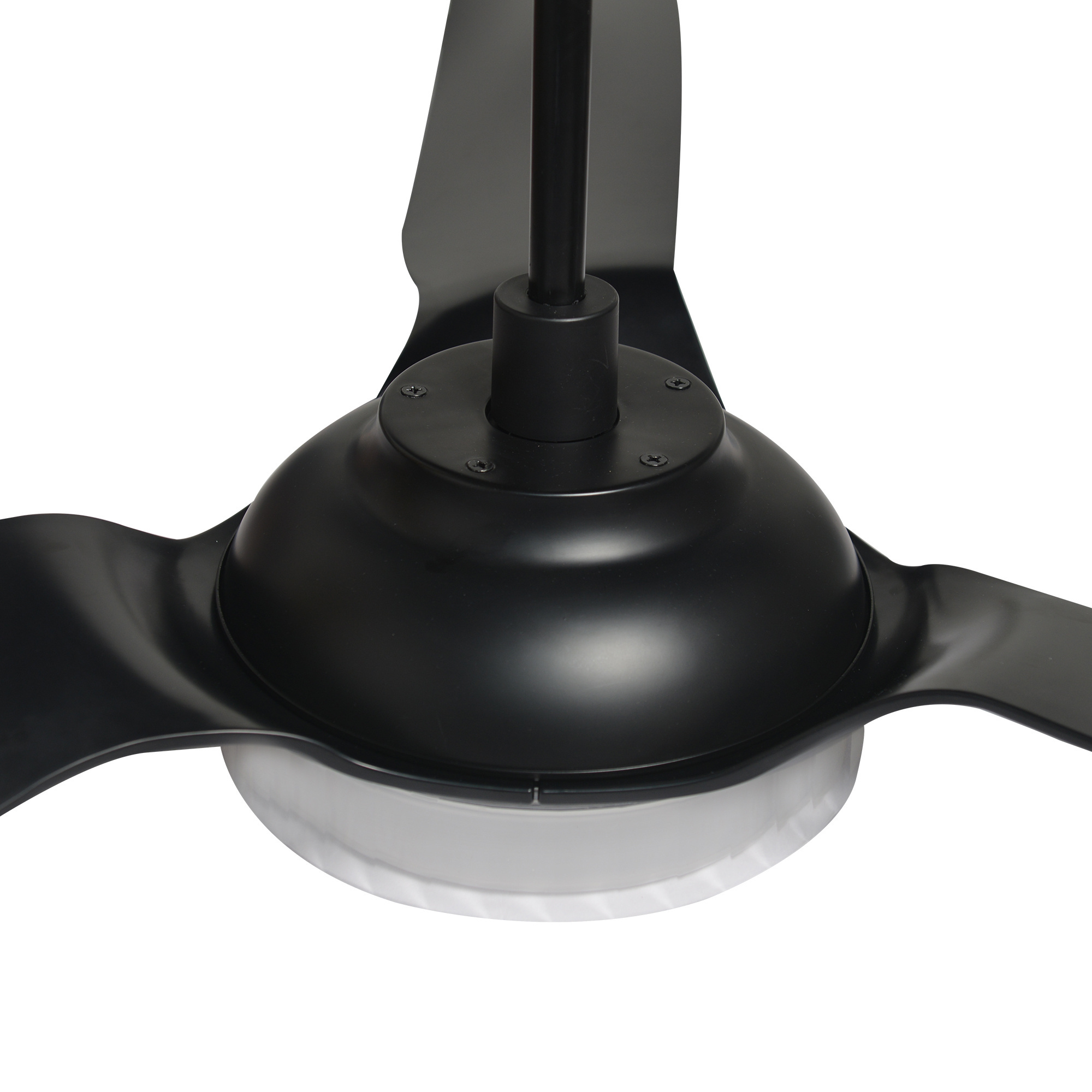 CARRO Icebreaker 52 Inch Black Finish ABS Blades Mountain Air Indoor Decorative BLDC Ceiling Fan With LED Lights