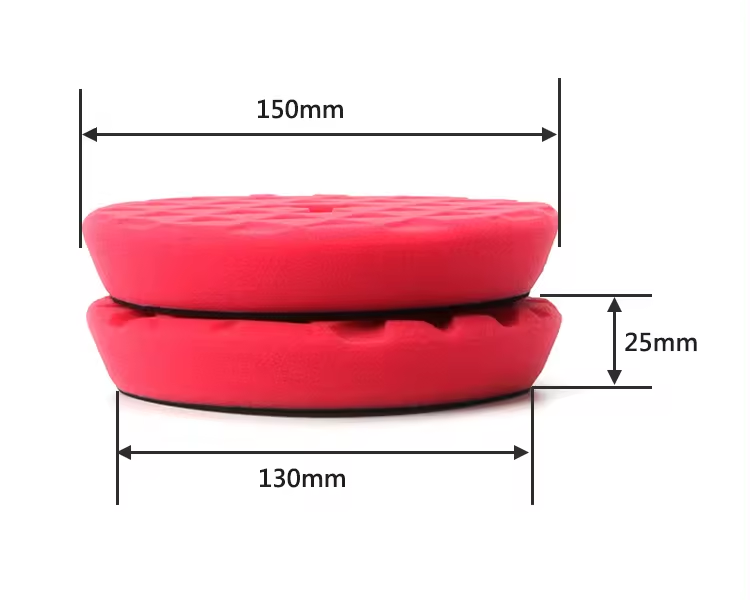 5 1/4 inch quality car polishing sponge pad Foam polishing pad sponge wheel series car polishing pad